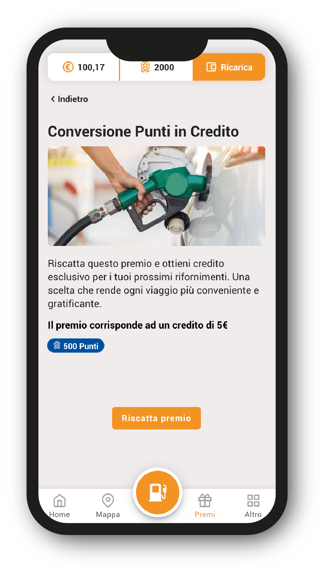 Schermata app 3
